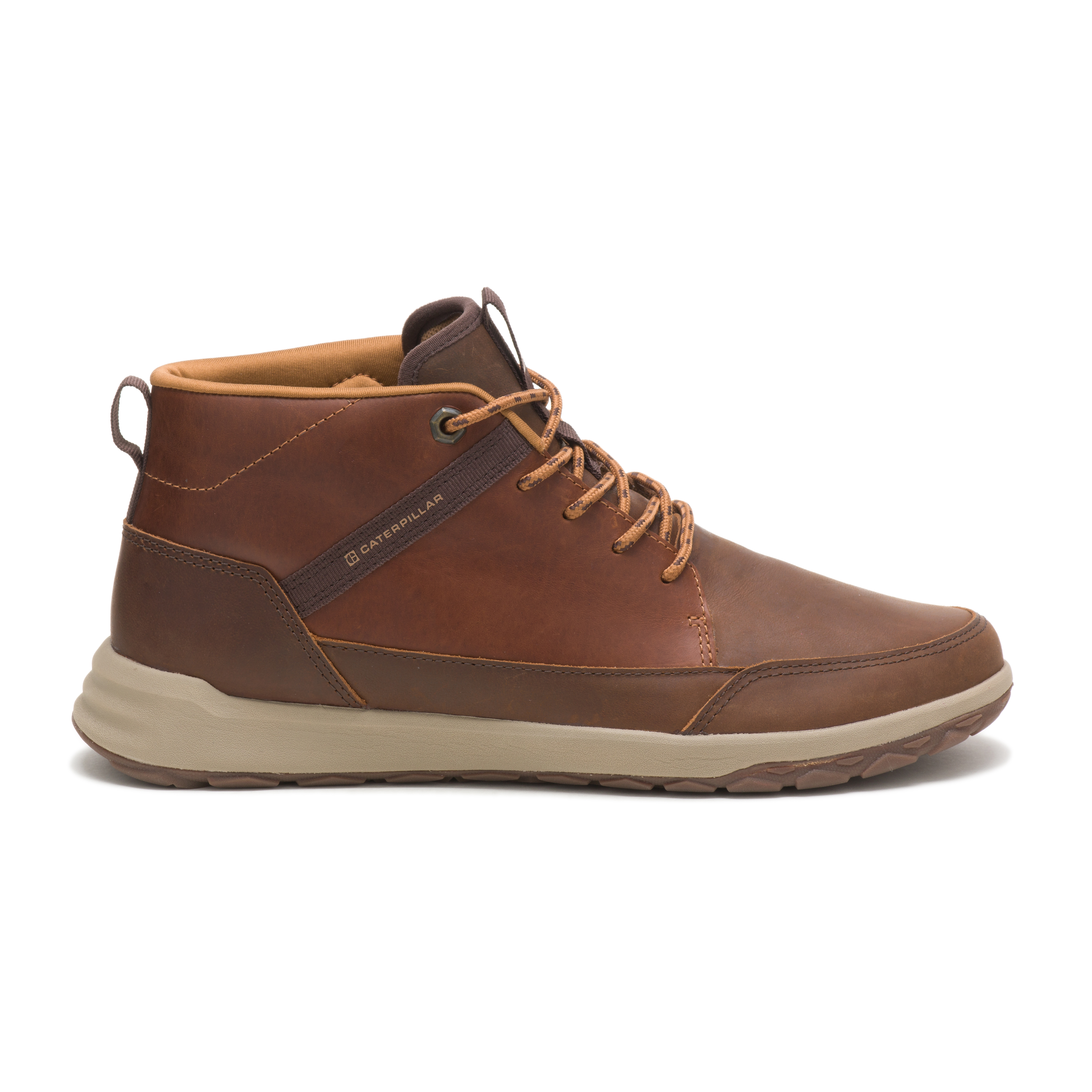 Caterpillar Code Quest Mid - Mens Casual Shoes - Brown - NZ (095PEQMWV)